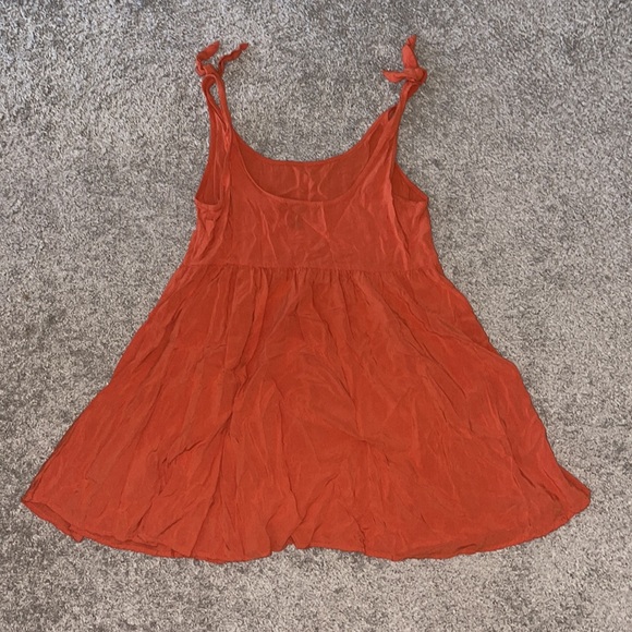 Coral Sleeveless Mini Dress - Picture 2 of 2
